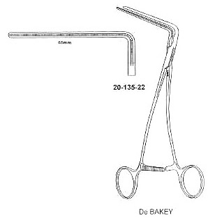 De-Bakey Vascular Clamp, 90digree Angle